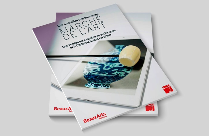 couverture du magazine beaux Arts. 